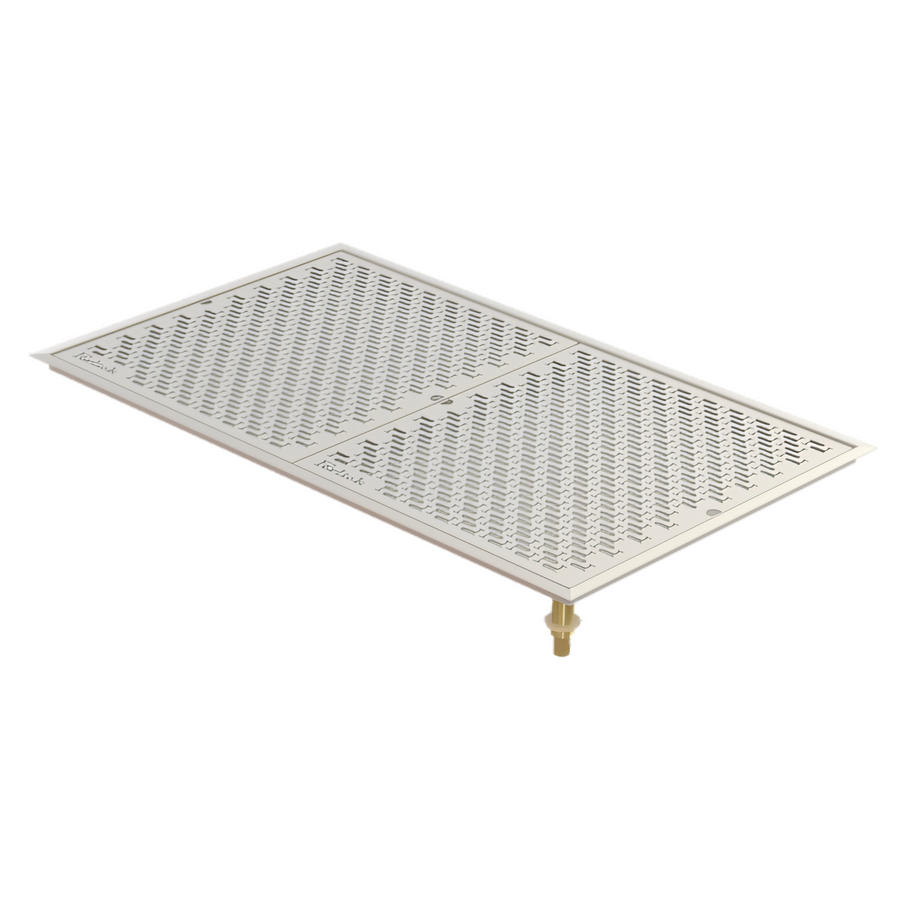 Product image #1 for Perlick Drop-In Stainless Steel Drip Tray Trough for Service Stations, 36 x 18 Inches