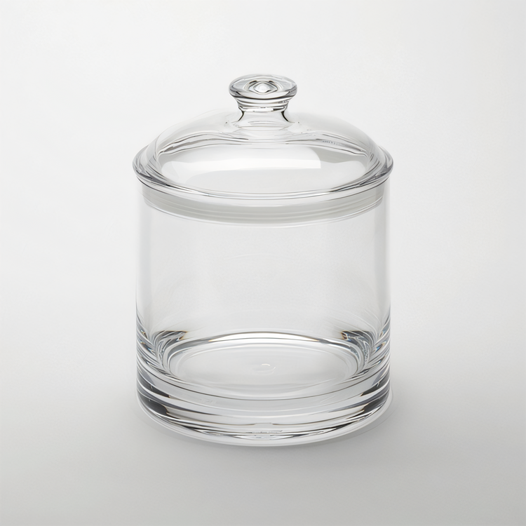 Product image #2 for Clear Polycarbonate Food Storage Jar With Lid, 84 Oz.