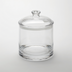 Thumbnail image #2 for Clear Polycarbonate Food Storage Jar With Lid, 84 Oz.