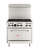 Thumbnail image #1 for Wolf WX36-6BN WX Series 36-Inch Natural Gas Commercial Range with 6 Open Burners and Standard Oven