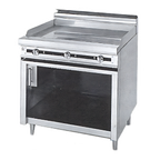 Thumbnail image #1 for Jade Range (Middleby) Titan JTRH-24GT 24-Inch Heavy-Duty Gas Griddle Top Range with Cabinet Base, Thermostatic Controls, 1-Inch Polished Steel Plate
