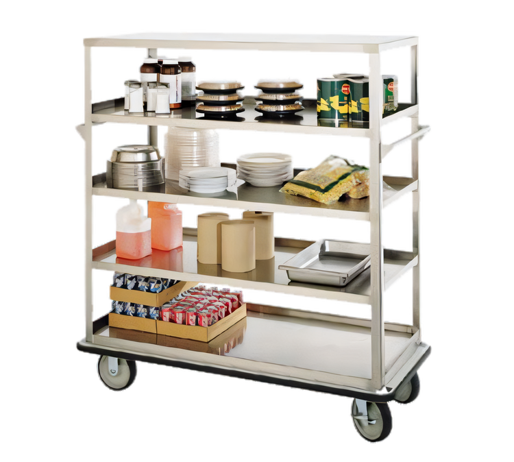 Product image #1 for FWE Queen Mary Stainless Steel Utility Cart with 5 Shelves, 1,600 lb. Capacity