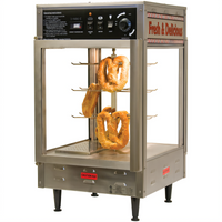 Benchmark Countertop Pass-Thru Humidified Hot Food Display Warmer for 12-Inch Pizzas