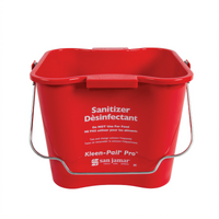 Kleen-Pail Pro 8 Qt Red Cleaning and Sanitizing Pail