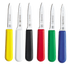Thumbnail image #1 for Mundial 3-1/4-Inch Chef's Style Paring Knife, High-Carbon Stainless Steel Blade, Polypropylene Handle, Assorted Colors