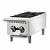 Thumbnail image #1 for Winco Spectrum 12-Inch Countertop Natural Gas Hot Plate with 2 Open Burners, 50,000 BTU