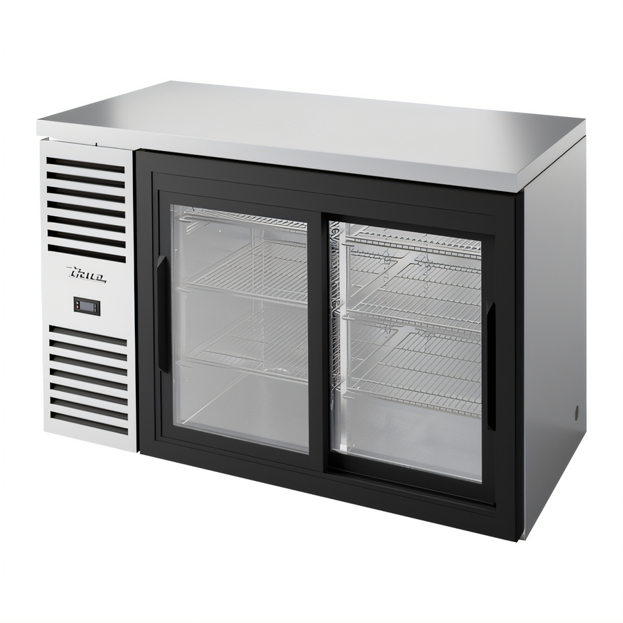 Product image #1 for True Premier Bar 52-Inch Two-Section Refrigerated Back Bar Cooler with Sliding Glass Doors
