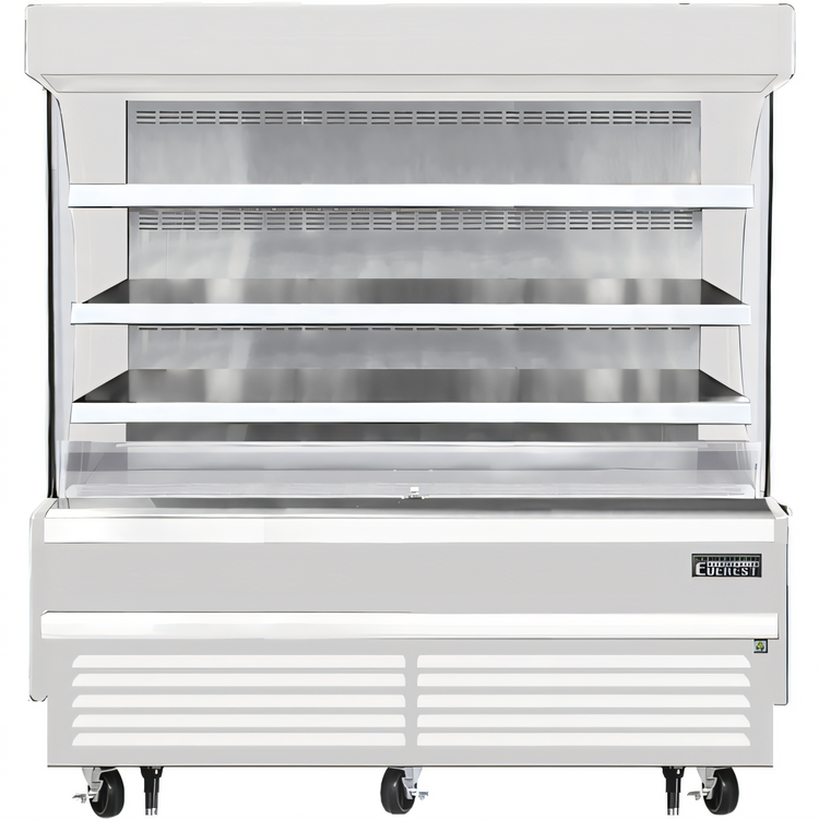 Product image #1 for Everest Refrigeration Vertical Open-Air Merchandiser Refrigerator, 73.25 in. W x 28.38 in. D, 19 Cu. Ft., White