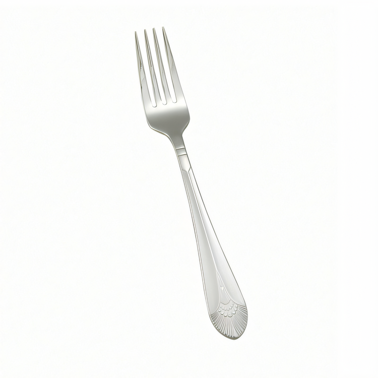Product image #1 for Winco Peacock Dinner Fork, 7-13/16 Inch, 18/8 Stainless Steel, Extra Heavyweight, Mirror Finish