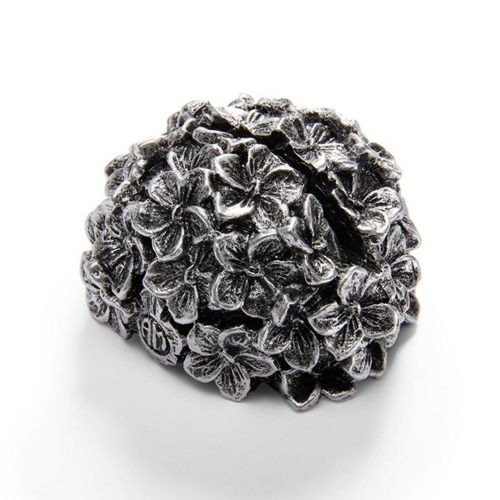 Product image #1 for American Metalcraft Hydrangea Polyresin Menu Card Holder