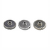 Thumbnail image #1 for Omcan #52 Stainless Steel Meat Grinder Machine Plate, 9.5 mm (3/8 Inch), Hubbed, 3-Notch With Two Flat Sides