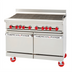 Thumbnail image #1 for American Range 48-Inch Gas Radiant Broiler Range with Two 20-Inch Space Saver Ovens