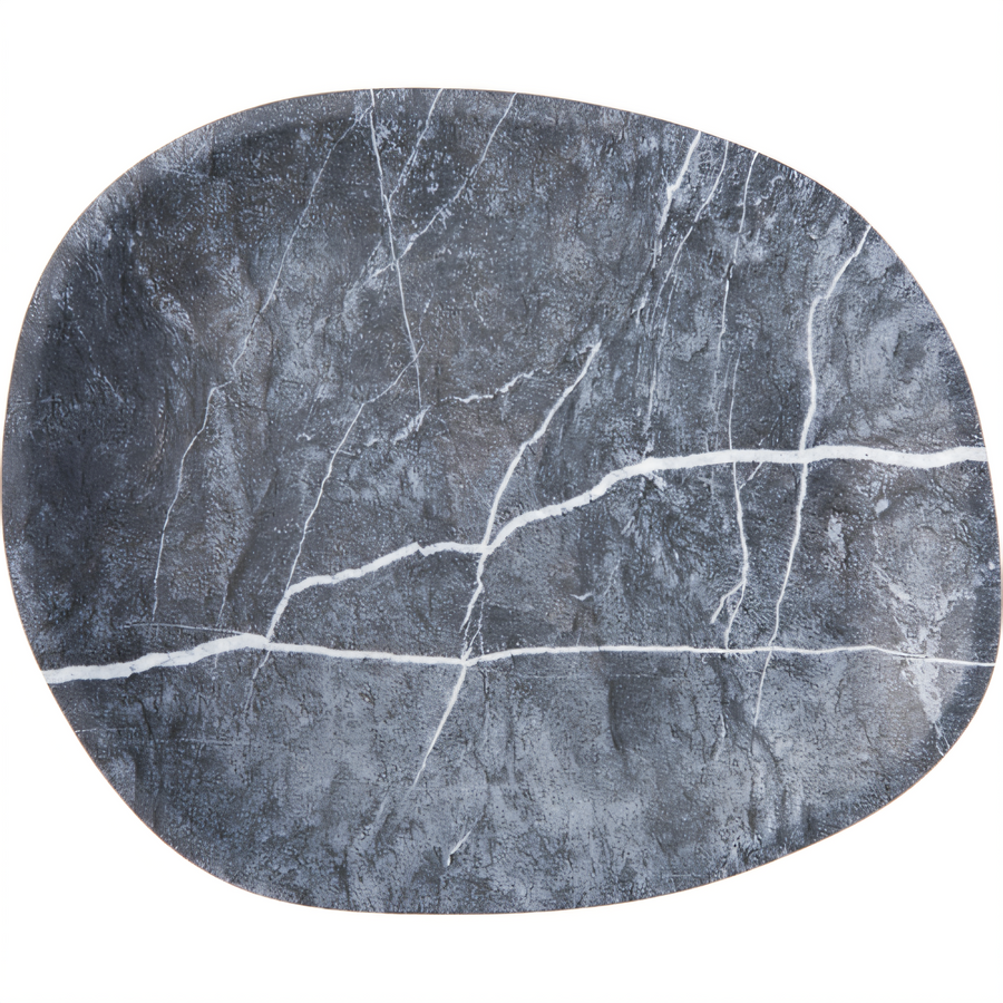 Product image #1 for Ridge 13-Inch Soapstone Oblong Melamine Platter