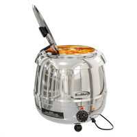 Koolmore 11.5 Qt Countertop Electric Soup Kettle Warmer with Hinged Lid and Pot Insert