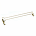 Thumbnail image #1 for Crestware 10-Inch High-Polished Brass Dual-Rail Glass Hanging Rack