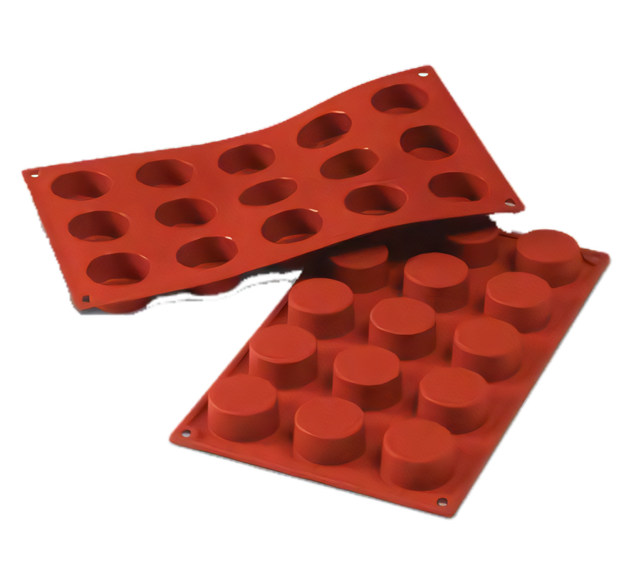 Product image #1 for Silikomart SF027 Petit-Four Silicone Mold with 15 Cavities