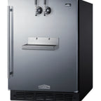 Thumbnail image #1 for Summit Commercial Summit Appliance SBC7BRSFRTPCFADA 24" Built-In Cold Brew Kegerator, Dual Front Taps, 5.3 cu. ft., Two 1/6 Kegs