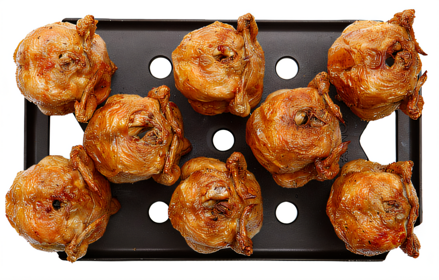 Product image #1 for Lainox Speedy Chicken 1/1 GN Non-Stick Chicken Cooking Pan for 8 Chickens