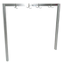 Thumbnail image #1 for John Boos PRS2 Table-Mounted Single-Bar Stainless Steel Pot Rack with 5 Double Hooks