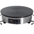 Thumbnail image #2 for Eurodib USA Krampouz CEBIR4110 Single Electric Countertop Crepe Maker, Cast Iron Griddle, 15-3/4-Inch, Thermostatic, 120V