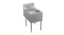 Thumbnail image #1 for Krowne Stadium Series 18-Inch Wide Stainless Steel Underbar Speed Unit with Sink Bowl and Glass Rinser