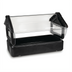 Thumbnail image #1 for SixStar Tabletop Cold Food Bar with Double-Sided Acrylic Sneeze Guard, Black, 3 Full-Size Pan Capacity