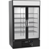 Thumbnail image #1 for Beverage-Air MarketMax Two-Section Reach-In Glass Door Refrigerated Merchandiser, Black, 40.2 Cu. Ft.
