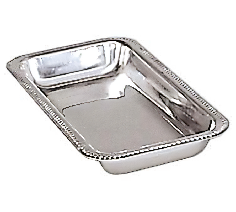 Product image #1 for Admiral Craft Stainless Steel Celery/Bread Tray with Gadroon Edge, 11 x 5-3/4 x 1-1/2 Inches
