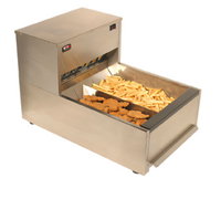 Crisp N Hold 3-Section Bin-Style Fried Food Station with Circulated Air Heating