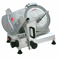 Omcan USA 12-Inch Manual Gravity Feed Meat Slicer, 1/3 HP