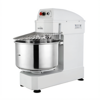 Eurodib 50 Qt Spiral Dough Mixer with Timer, 220V, 1-Phase