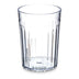 Thumbnail image #1 for Bistro 10 oz Clear Fluted SAN Plastic Tumbler