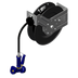 Thumbnail image #1 for Open Epoxy-Coated Steel Retractable Hose Reel with 3/8 Inch x 35 Foot Hose and Brass Water Gun