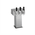 Thumbnail image #1 for Perlick EA2110-2B 2-Faucet Air-Cooled Tee Beer Dispensing Tower, Stainless Steel