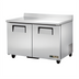 Thumbnail image #1 for True 48-Inch Two-Section Worktop Refrigerator with Stainless Steel Top and Solid Doors