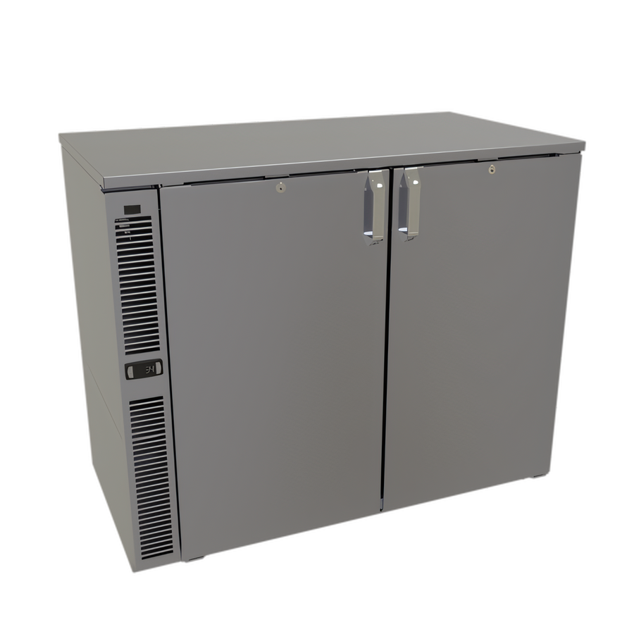 Product image #1 for Glastender C1SB44 44-Inch Two-Section One-Zone Side-Serviced Back Bar Cooler