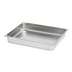Thumbnail image #1 for Vollrath 2/1 GN Solid Hotel Pan, 4-Inch Deep, 300-Series Stainless Steel