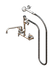 Thumbnail image #1 for T&S Brass Wall-Mount Mixing Pre-Rinse Faucet Spray Assembly with 12-Inch Swing Spout and 80-Inch Hose