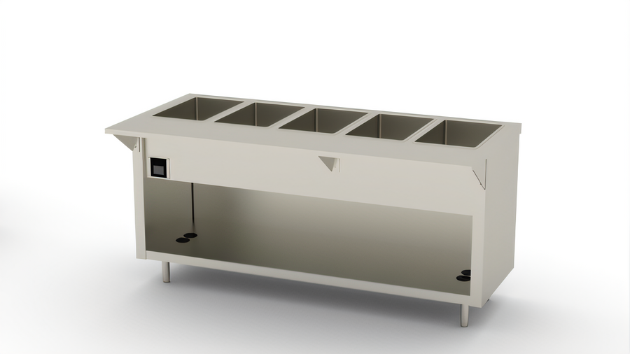 Product image #1 for Thurmaduke EW-5-CBPG 5-Well Ganged Waterless Electric Hot Food Unit