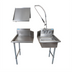Thumbnail image #1 for 48-Inch Right-To-Left Straight Stainless Steel Dish Table Kit