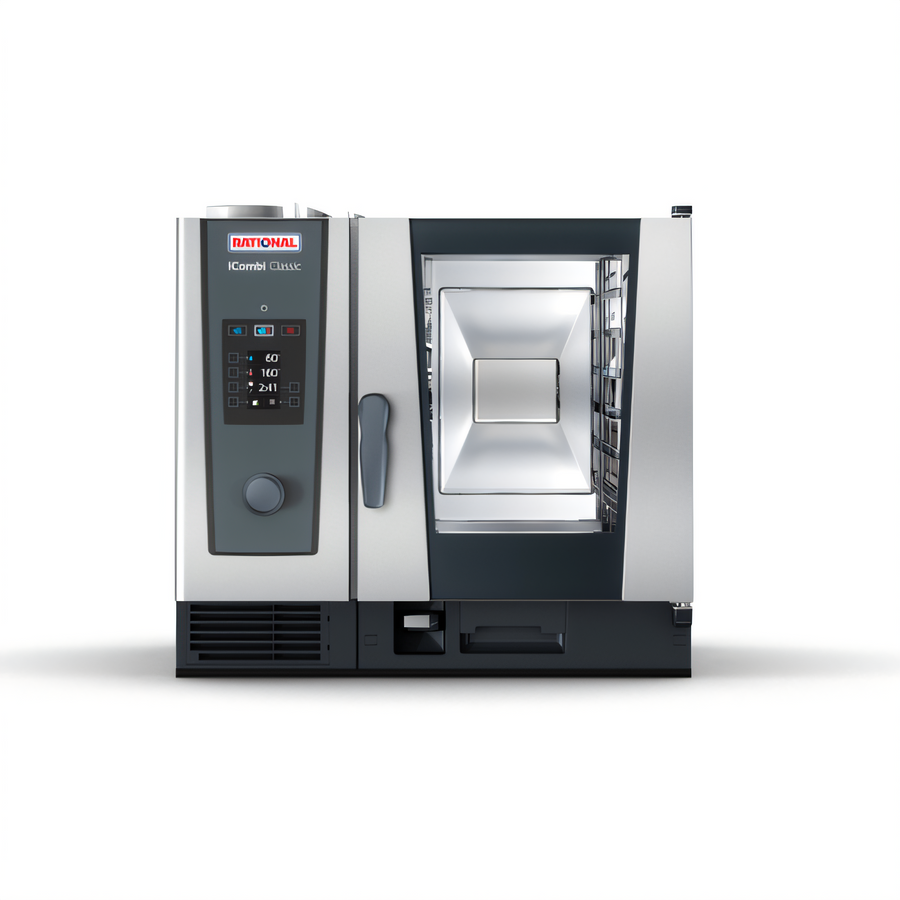 Product image #1 for RATIONAL iCombi Classic 6-Half-Size Natural Gas Countertop Combi Oven, 120V, 1-Phase