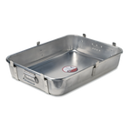 Thumbnail image #1 for Vollrath Wear-Ever® 68362 29.5 Qt Aluminum Roasting Pan Bottom with Straps, 3004 Series, No Cover Case of 2