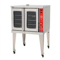 Migali Competitor Series Full-Size Standard Depth Natural Gas Convection Oven, 5-Pan Capacity