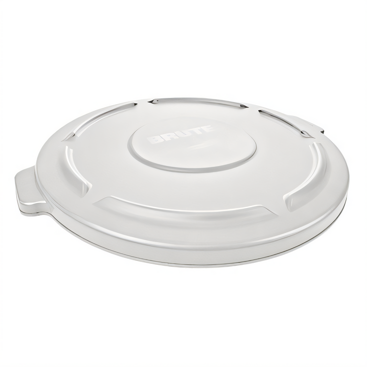 Product image #1 for BRUTE 32 Gallon Flat Trash Can Lid, White