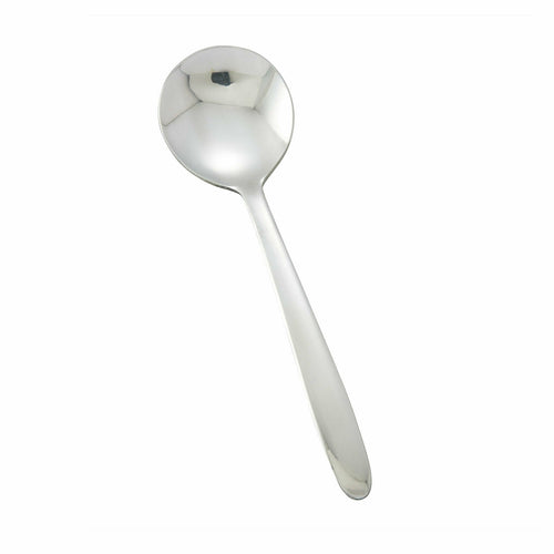 Product image #1 for Winco Flute 5-5/8-Inch Heavyweight Bouillon Spoon, 18/0 Stainless Steel, Mirror Finish