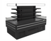 Thumbnail image #1 for Turbo Air TIOM-36CSCB-N 84 5/8-Inch Island Display Self-Serve Refrigerated Merchandiser, 41.9 Cu. Ft., 3-Tier, Black