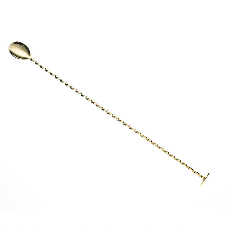 Product image #1 for Barfly 15-3/4-Inch Gold-Plated Stainless Steel Bar Spoon with Muddler