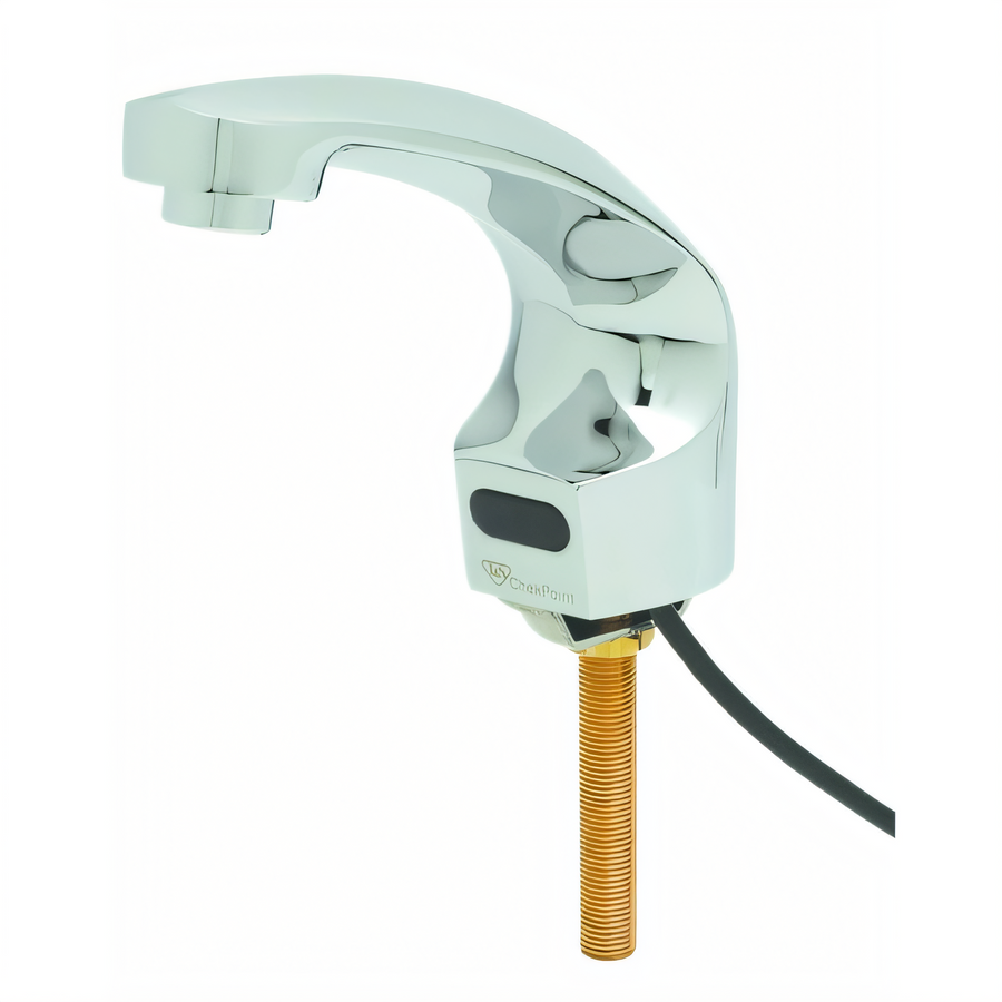 Product image #1 for T&S Brass ChekPoint Touchless Deck Mount Single-Hole Electronic Faucet with 4-7/8" Fixed Spout and 1.2 GPM VR Aerator