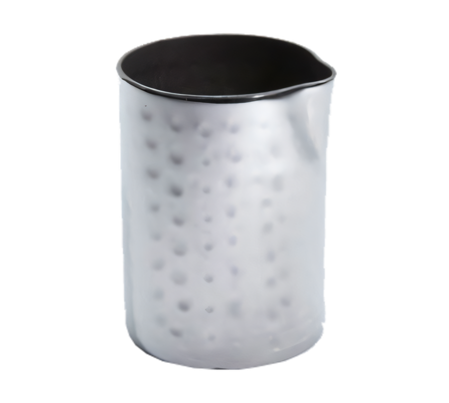 Product image #1 for American Metalcraft Hammered Finish Stainless Steel 4 oz Creamer Without Handle