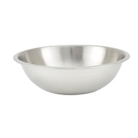Winco Heavy-Duty 3 Qt Round Stainless Steel Mixing Bowl, 9-7/8 Inch Diameter x 3 Inch Deep